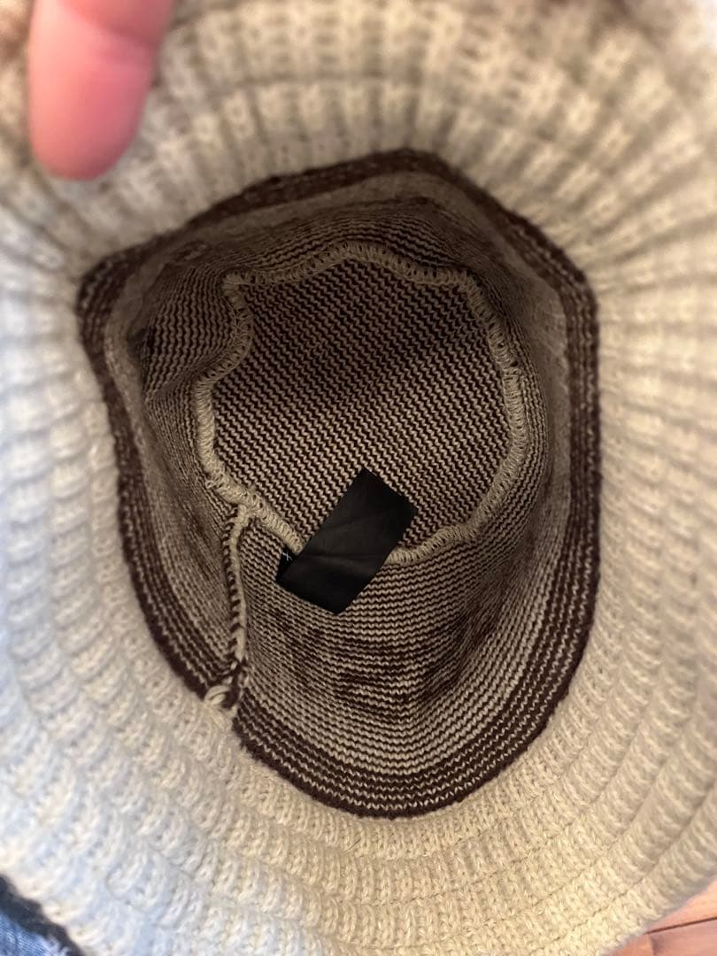 STUSSY バケットハット L/XL クリーム色