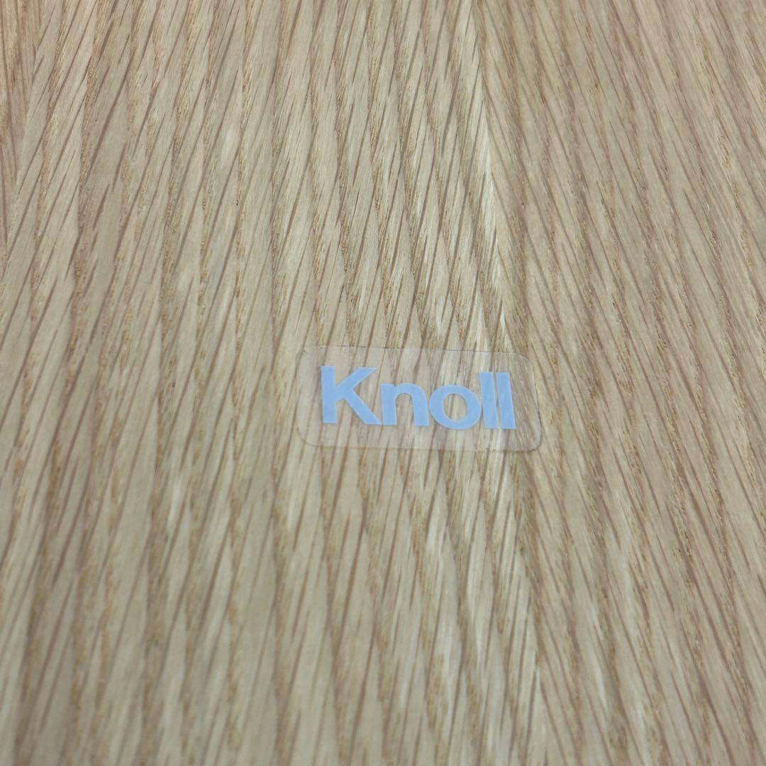 ②Knoll/ノル トボガン プルアップテーブル　ホワイトxホワイトオーク