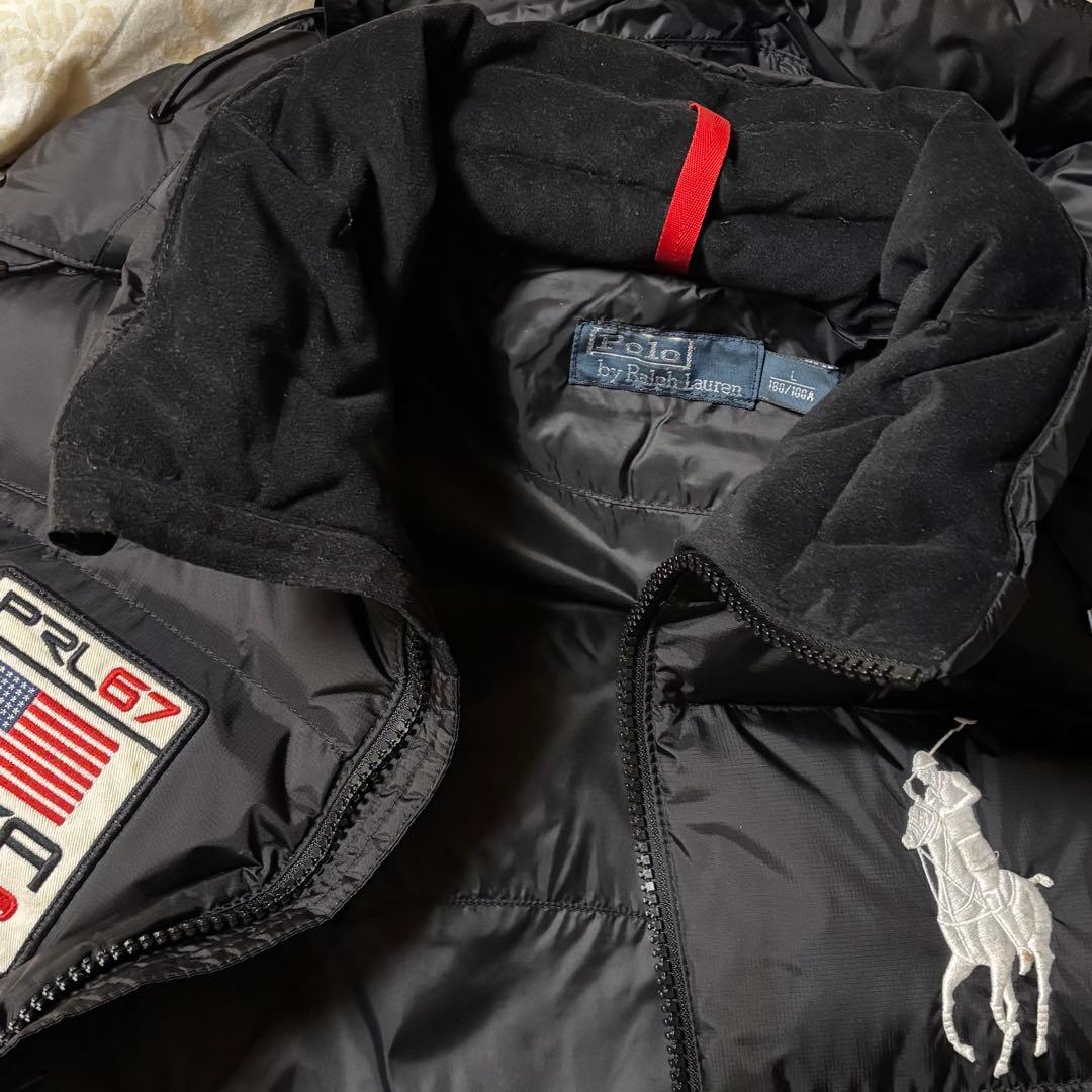 Polo by Ralph Lauren USAロゴビッグポニーダウンベスト美品