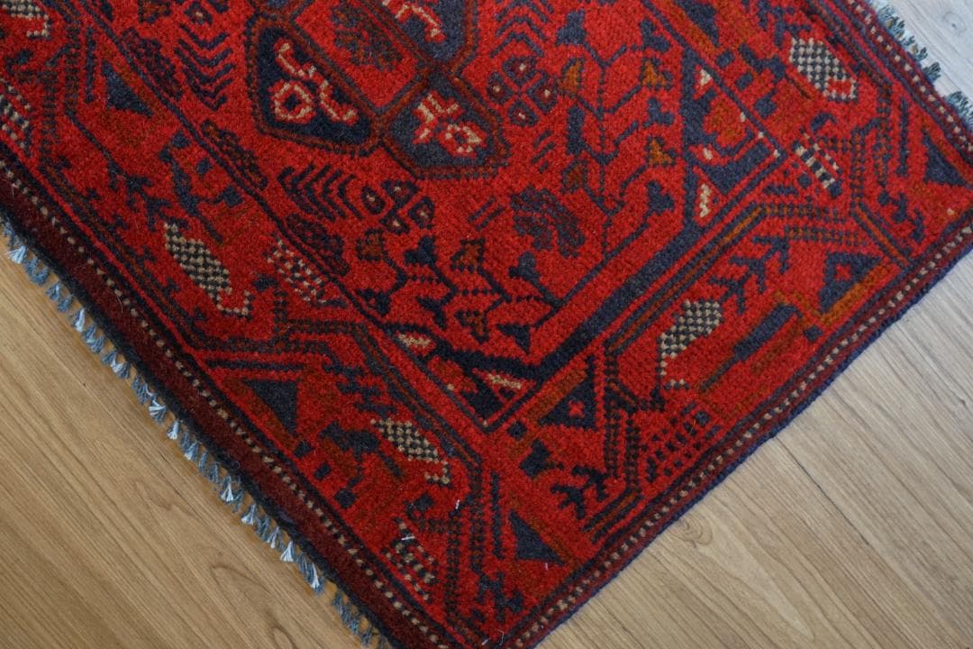 70×50cm ペルシャ バルーチ絨毯 トライバルラグ ヴィンテージラグ