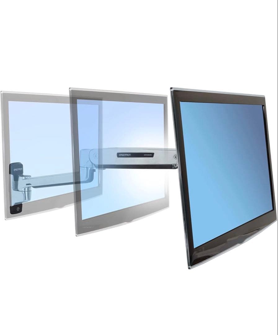 エルゴトロン LX昇降式ウォールマウントアーム 45-353-026