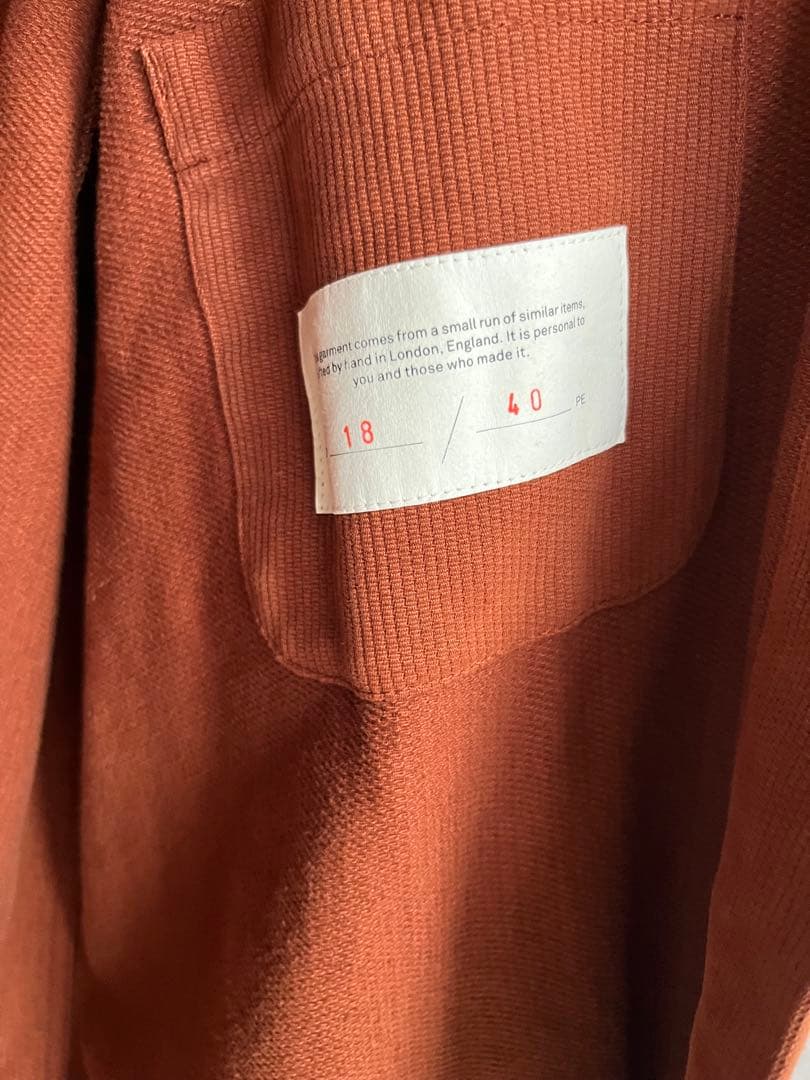 【極美品 英国製】Personal Effects / OVER SHIRT