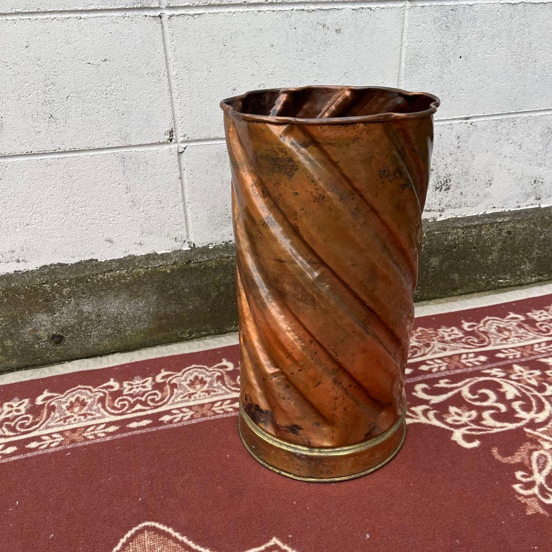 イタリア製◾️銅製 傘立て アンブレラスタンド ヨーロッパ雑貨