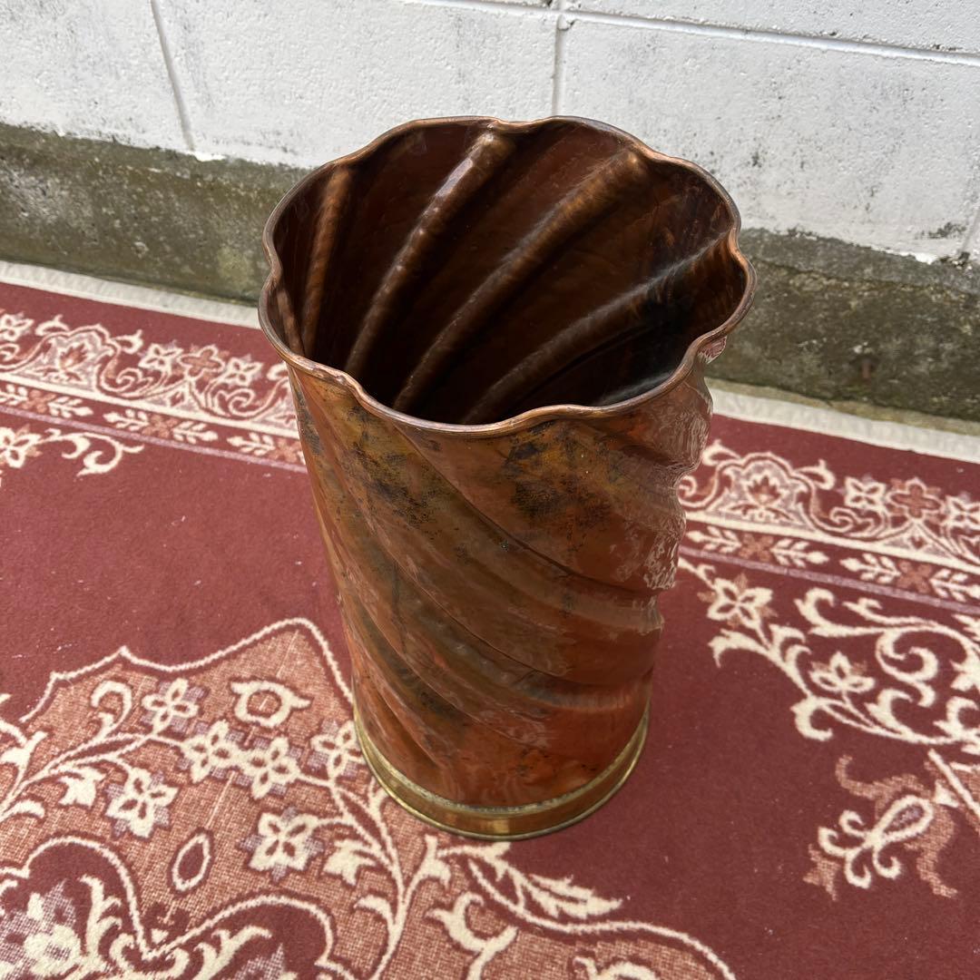 イタリア製◾️銅製 傘立て アンブレラスタンド ヨーロッパ雑貨