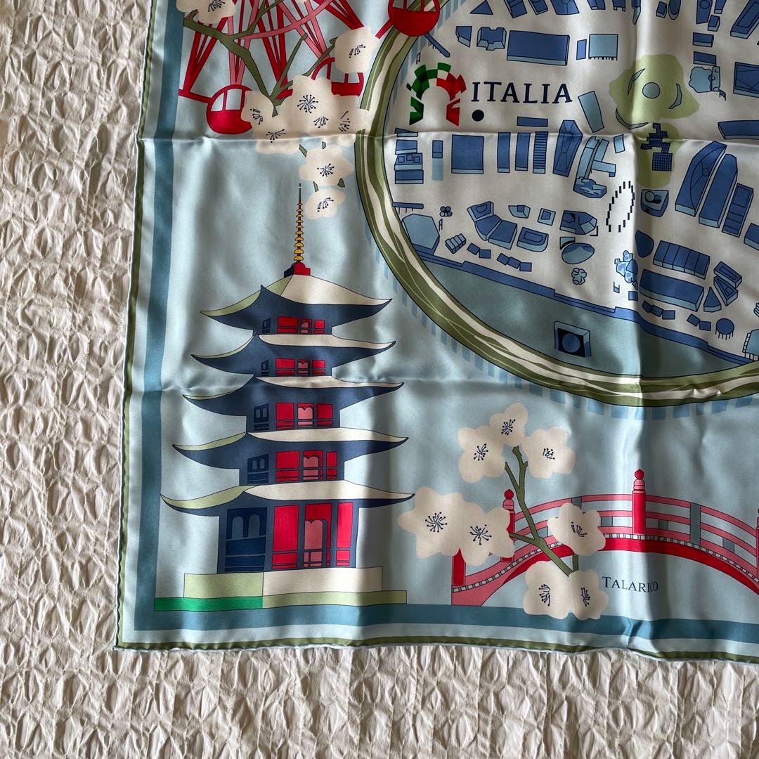 プレミア物！大阪関西万博2025 イタリア館　限定スカーフ　タラリコ