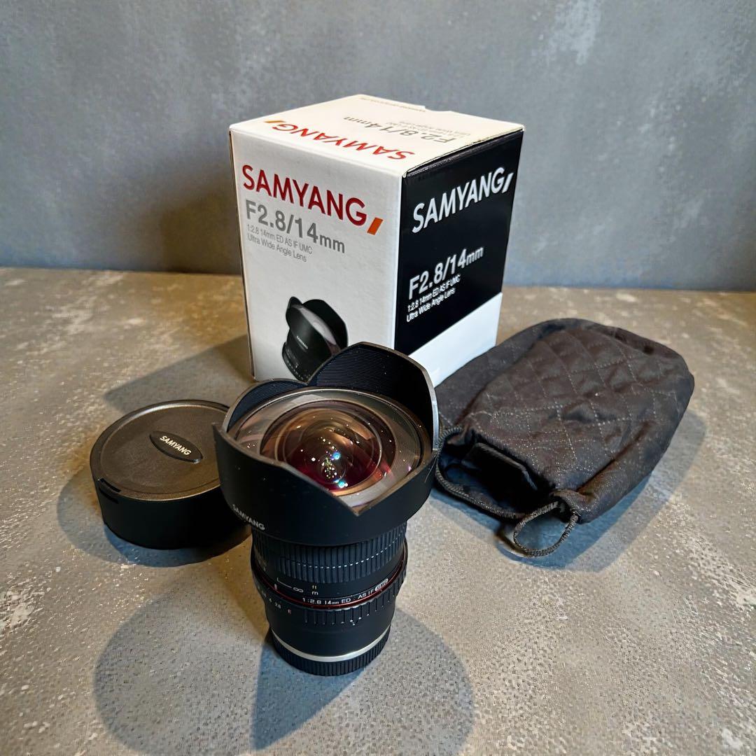 SAMYANG F2.8 14mm レンズ本体ソニーEマウント用 フルサイズ対応