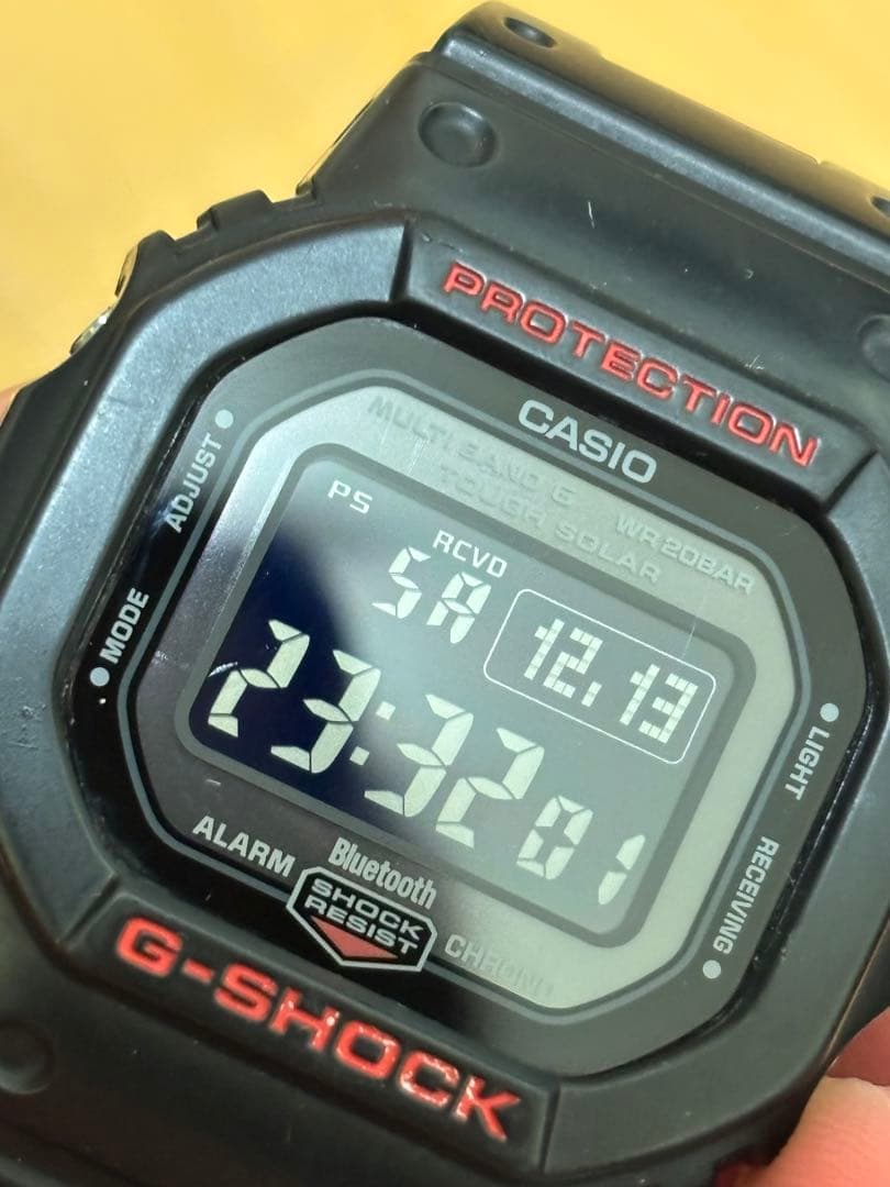 G-SHOCK GW-B5600ブラック デジタル腕時計