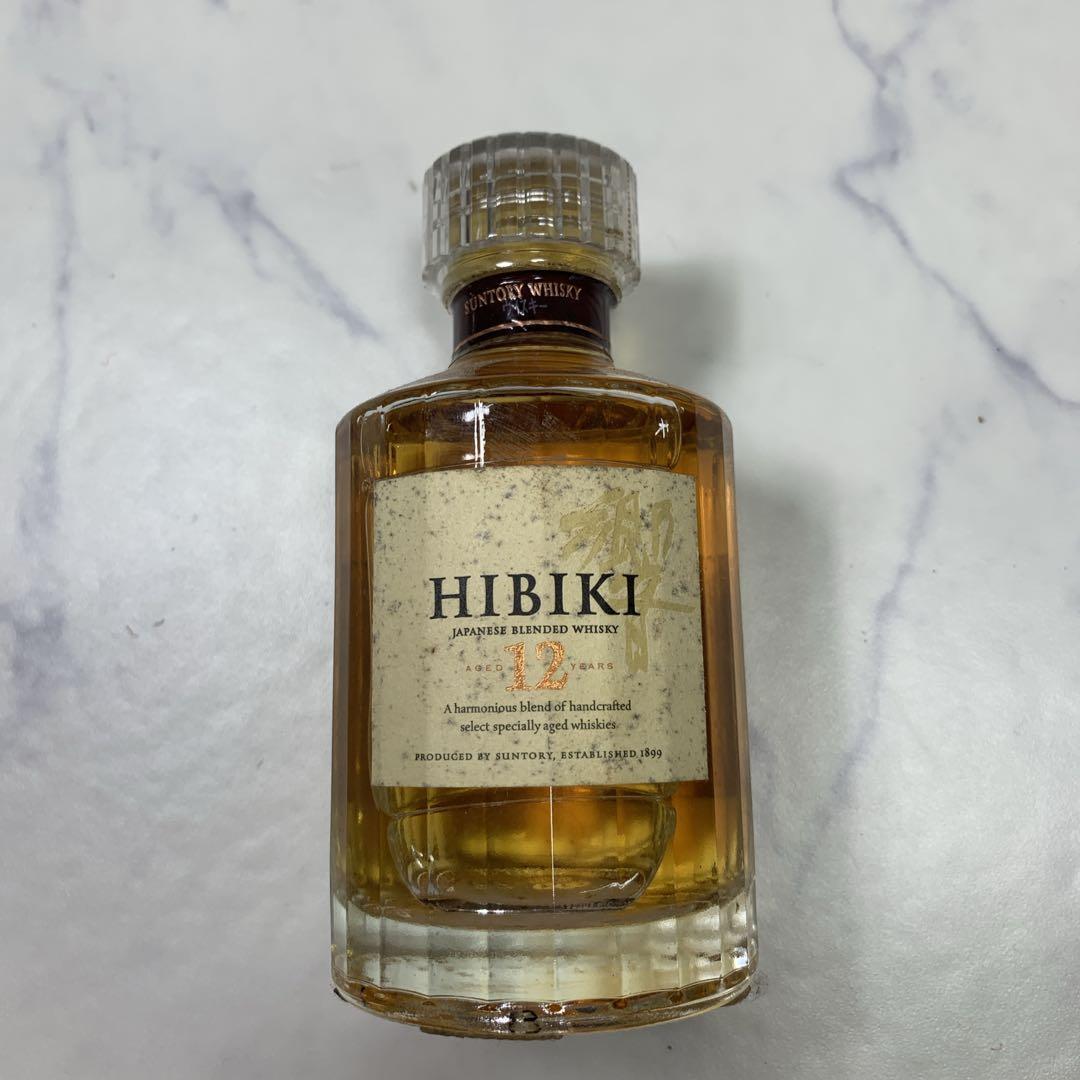 【未開封】HIBIKI 12年 サントリーウイスキー 180ml ミニボトル
