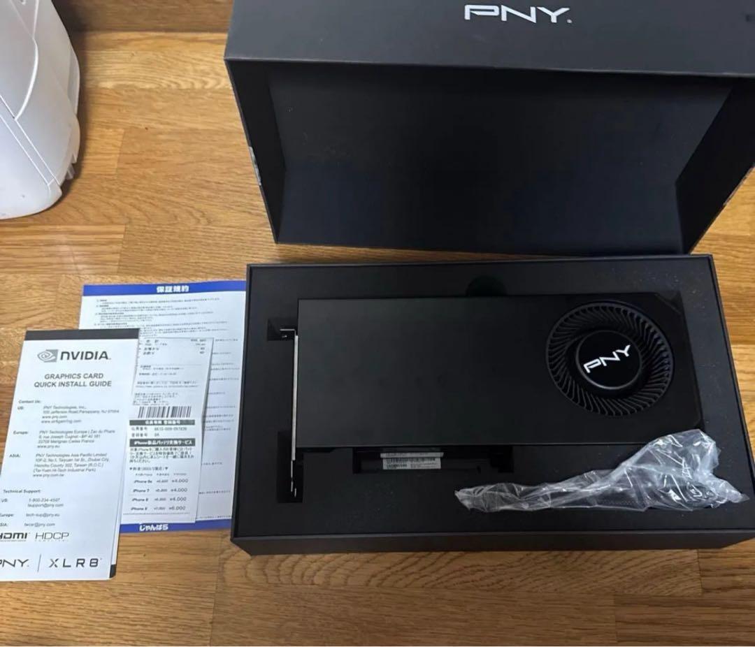 極稀 PNY RTX4070TI シロッコファンモデル