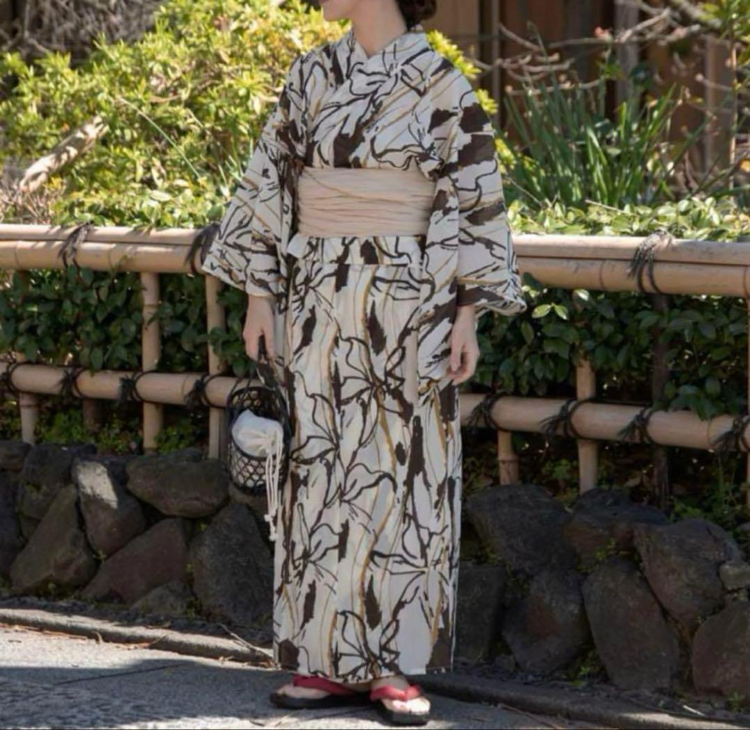 m*a様 eim 浴衣 アイボリー バック付き