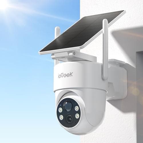 防犯カメラ 屋外 ソーラー ワイヤレス/wifi 360°撮影可能 パンチルト