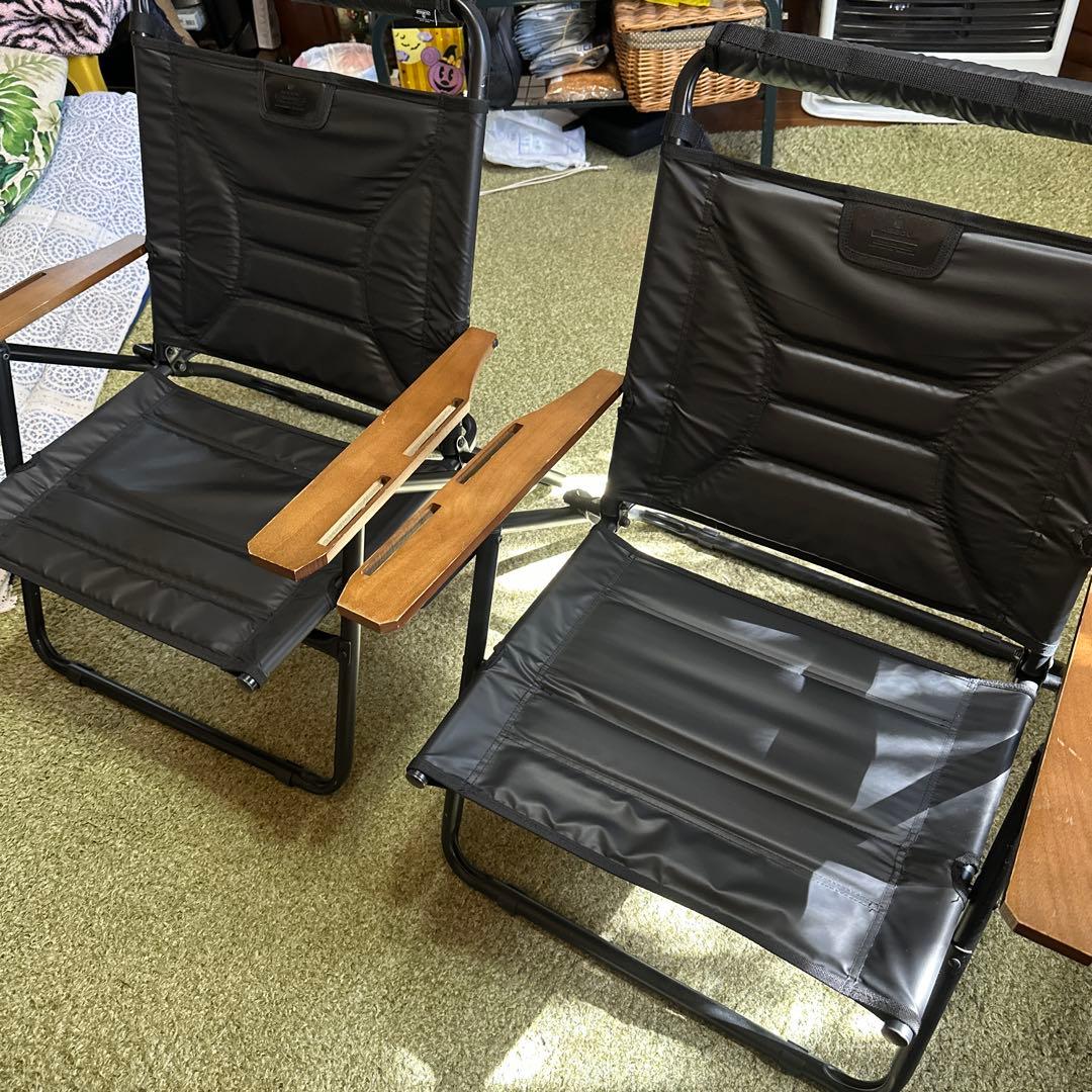 アッソブ リクライニング LOW ローバーチェア二脚セット