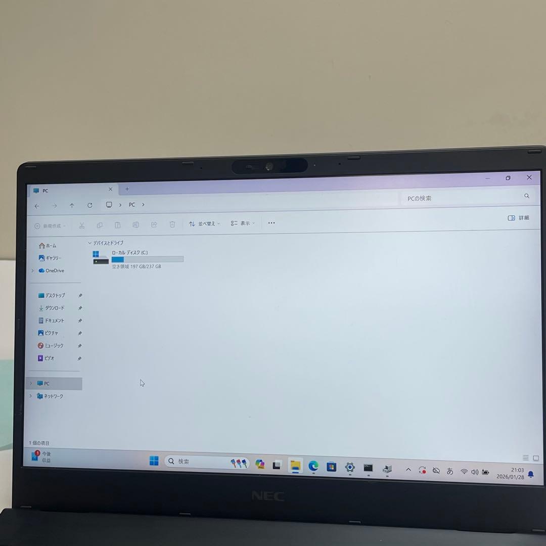 Windowsノート本体 #916 NEC Versapro VC-B Ryzen 5 16GBOffic