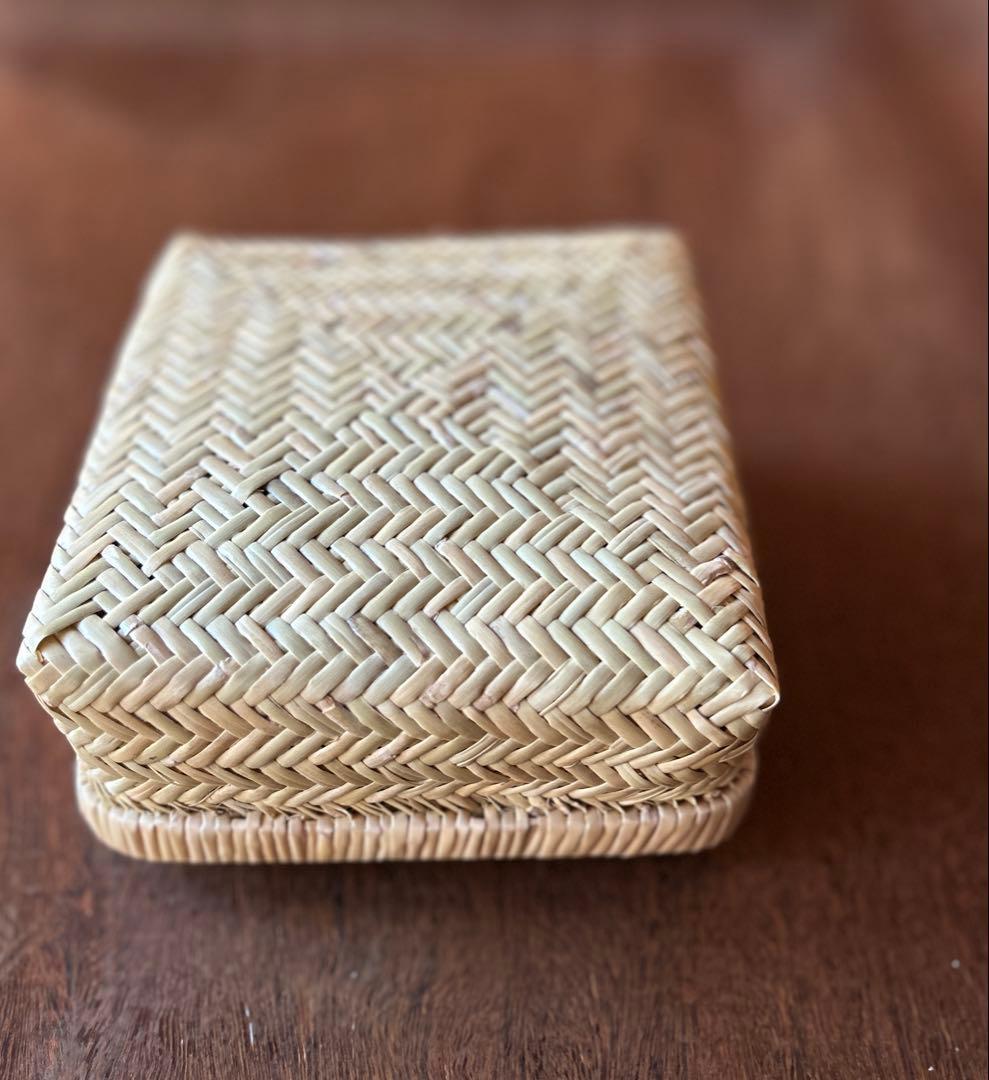 篠竹 サンドイッチかご　弁当かご　小物入れ　新品