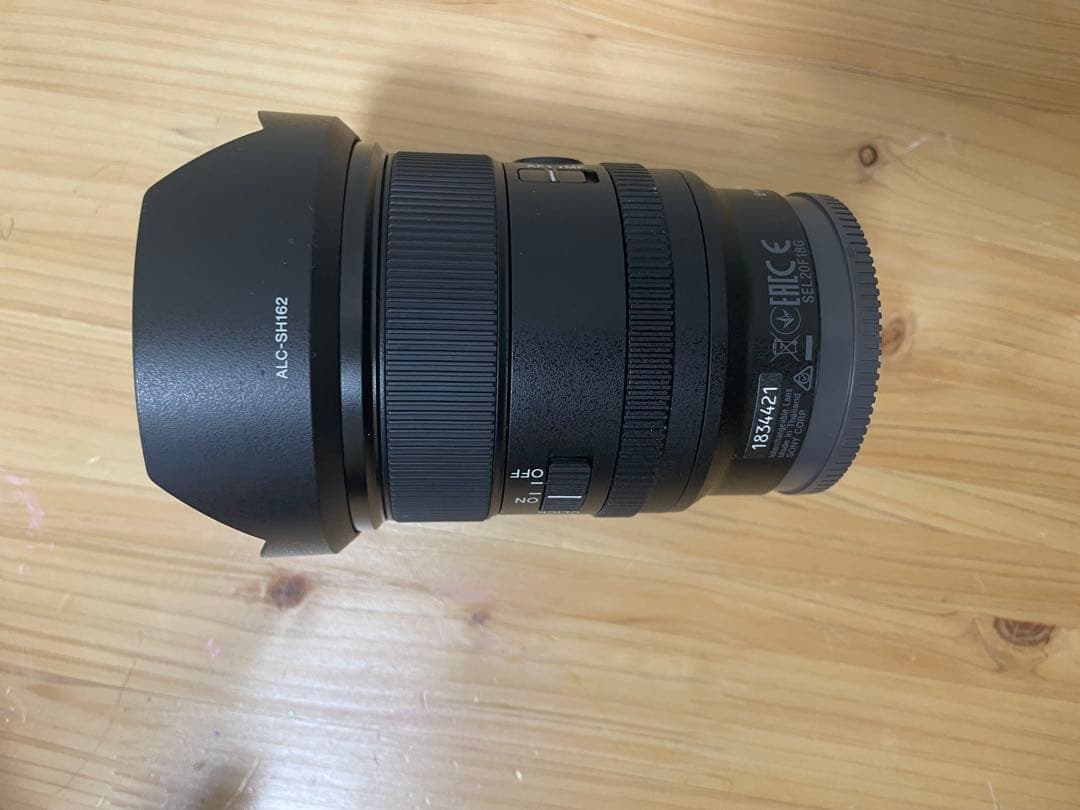 Sony FE 1.8/20 G レンズ　【SEL20F18G】