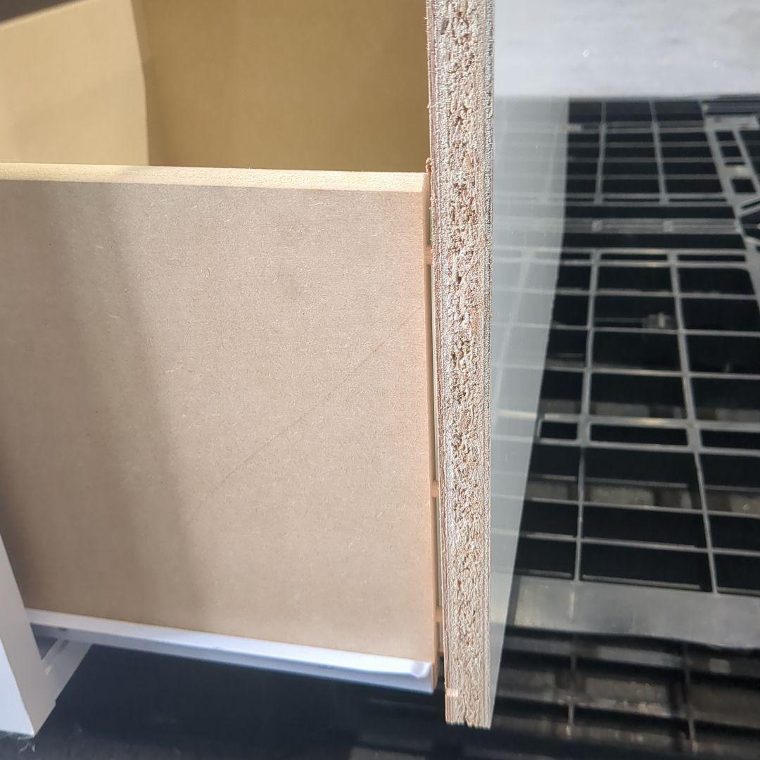 スライド棚付き家電収納庫　ハイタイプ　食器棚