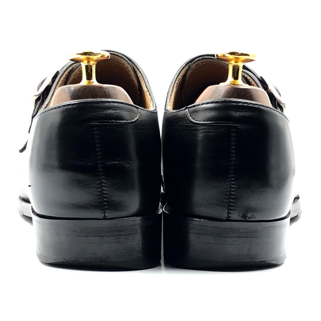 SHETLANDFOX シェットランドフォックス 8 モンクストラップ 黒