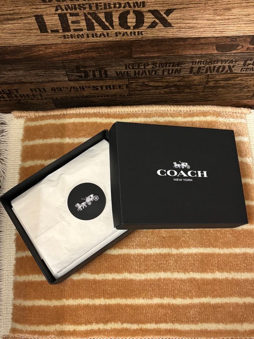 タコスケ様COACH スモールジップアラウンドカードケース　ケース