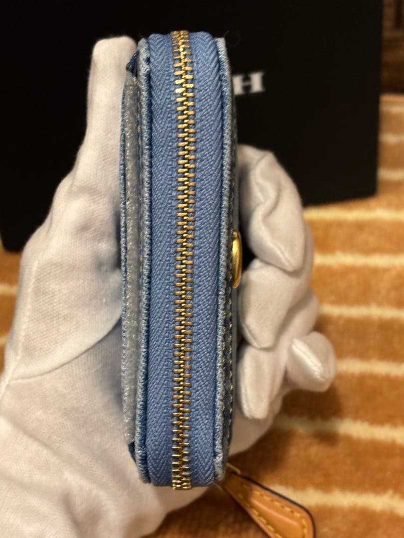 タコスケ様COACH スモールジップアラウンドカードケース　ケース