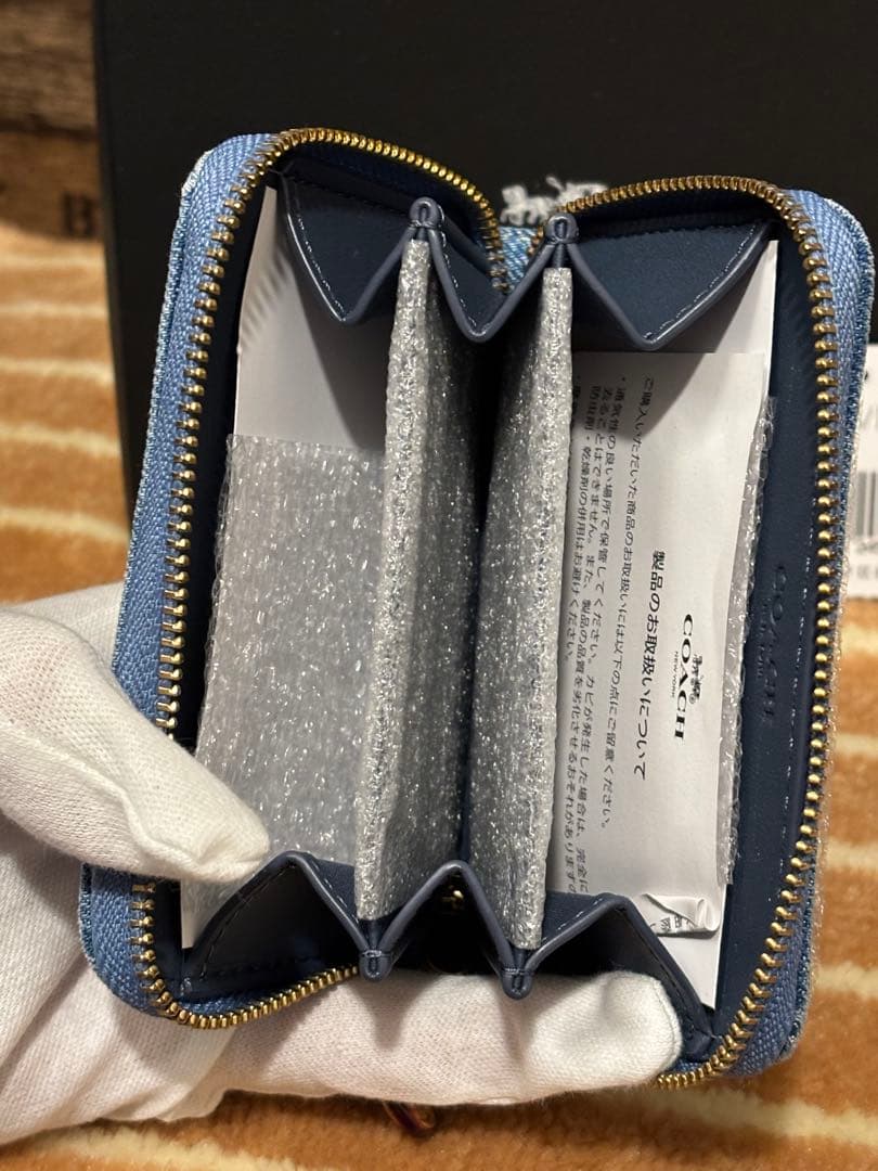 タコスケ様COACH スモールジップアラウンドカードケース　ケース