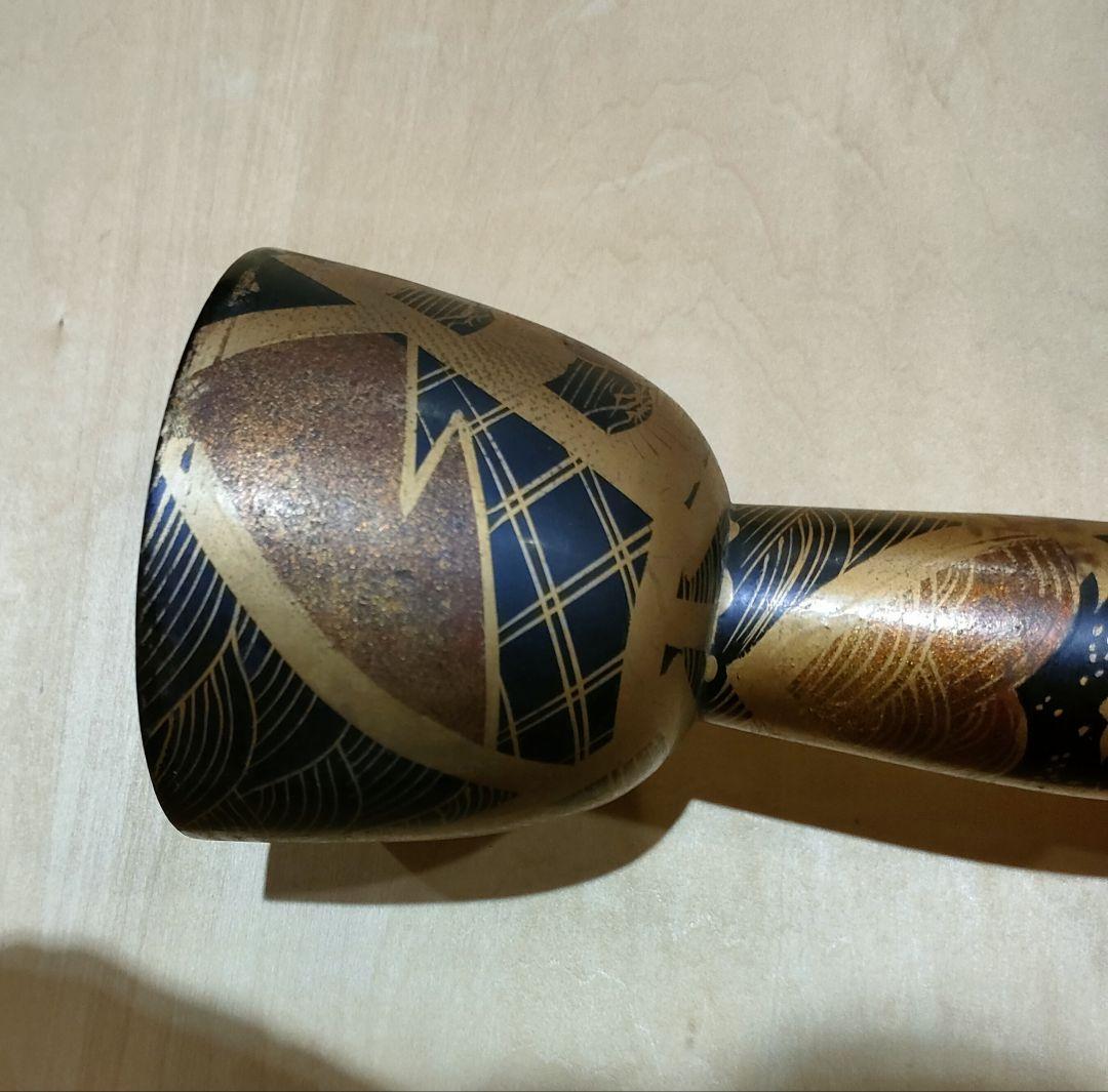 You 小鼓の胴 梅松菊の図柄