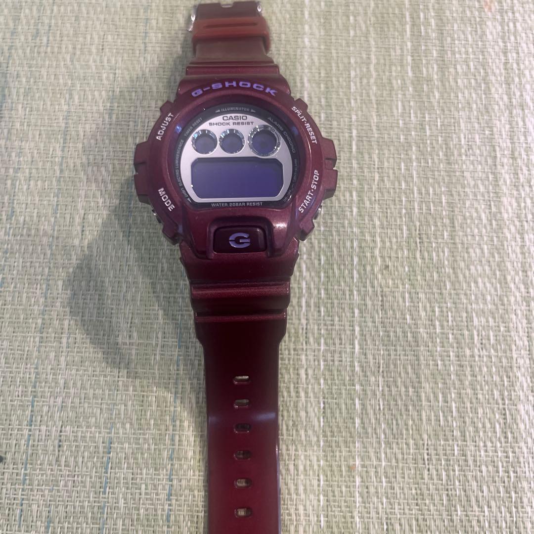 G-SHOCK デジタル腕時計 ワインレッド