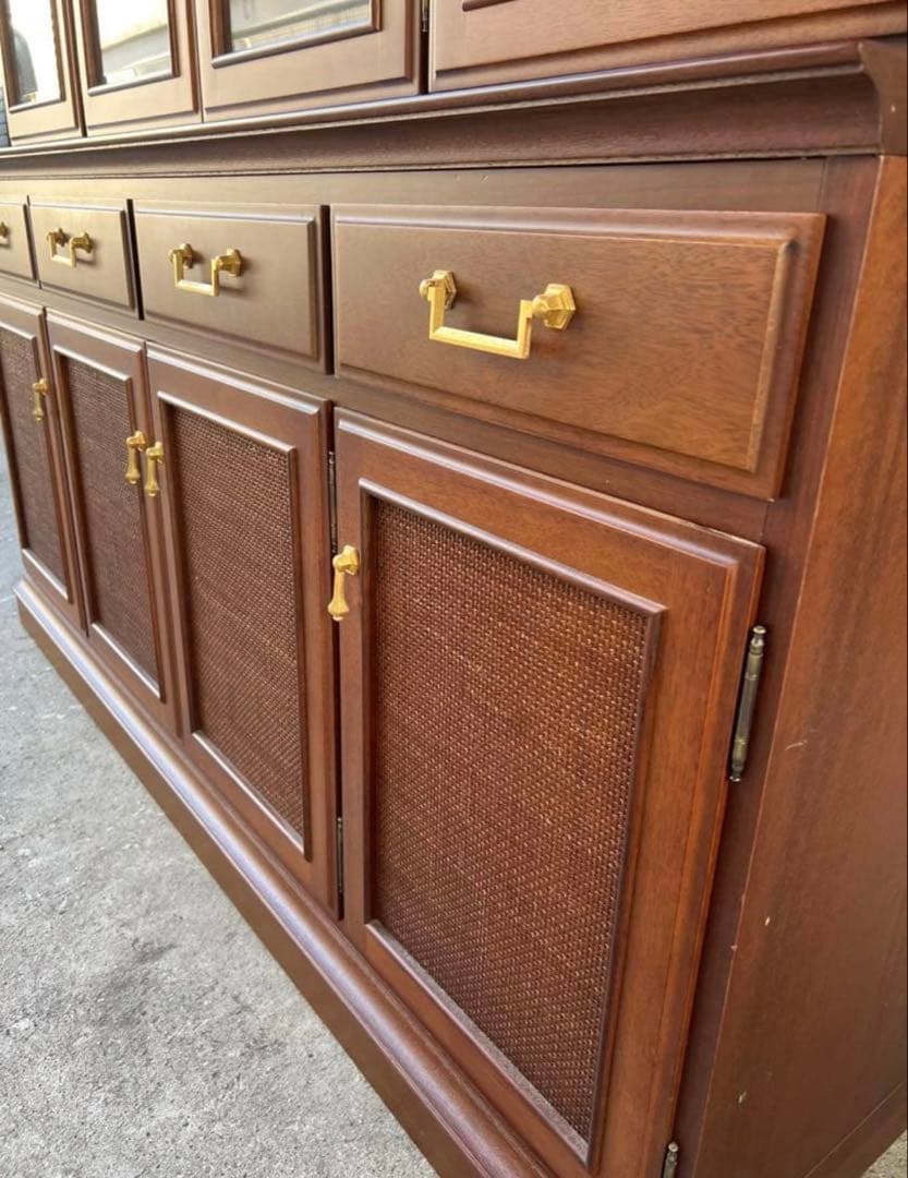 マルニ地中海シリーズ　高級食器棚　アンティーク家具