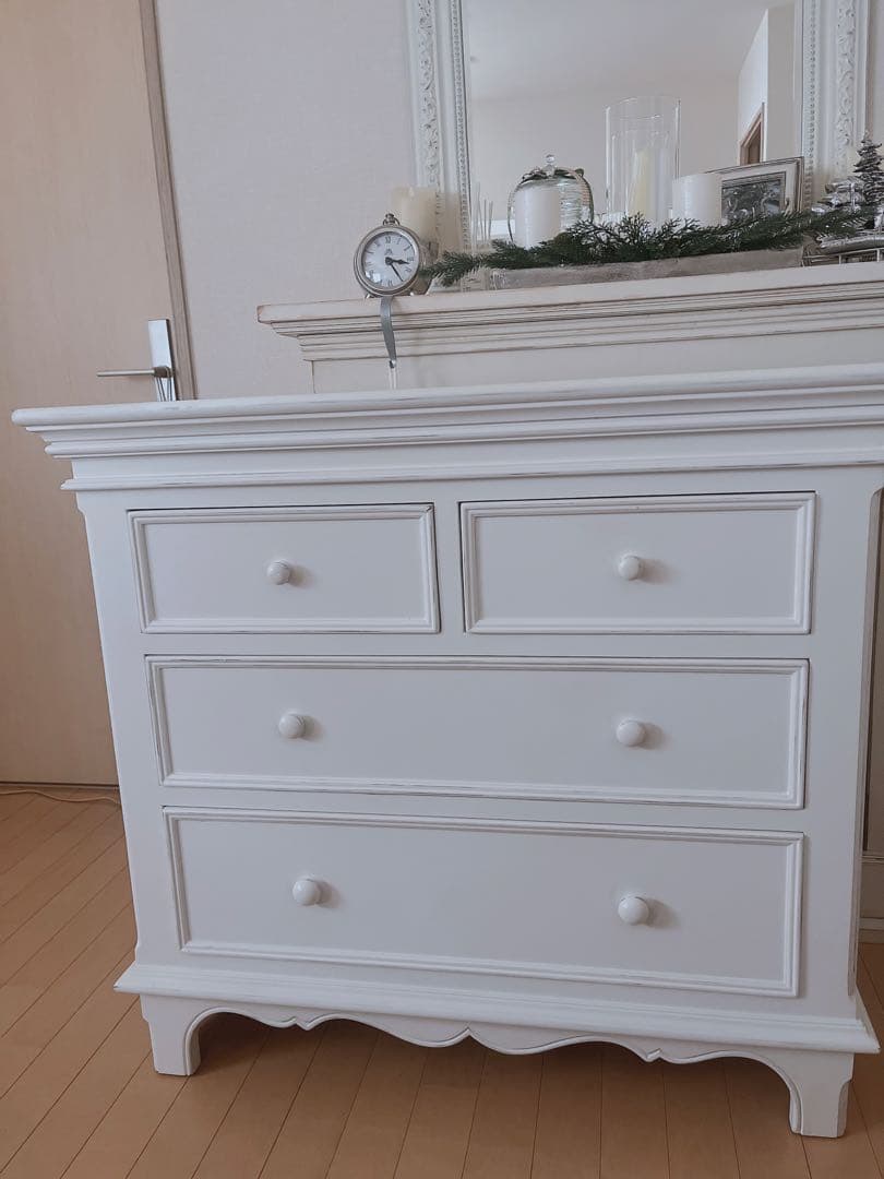 urara 希少！廃盤 カントリーコーナー チェスト　フランスメーカー家具