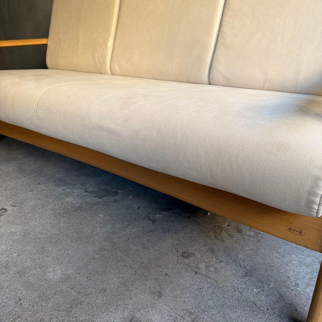 未使用品　浜本工芸　3Pソファ