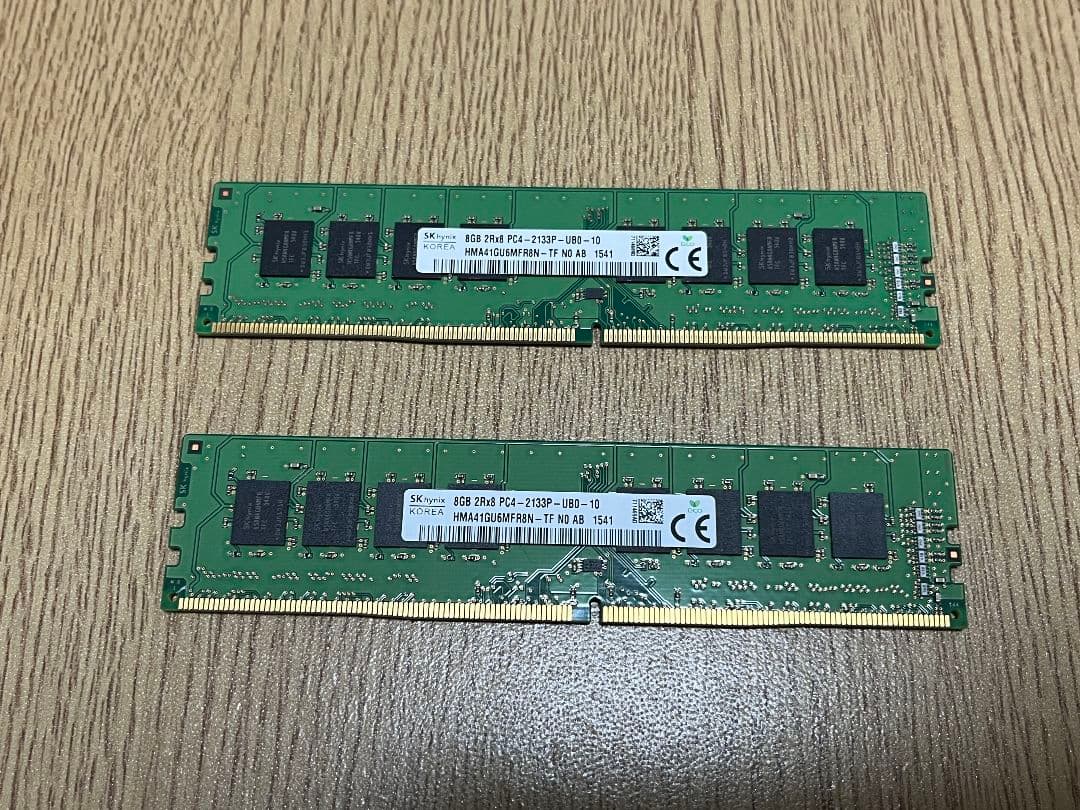 SK Hynix DDR4 16GB (8GB×2) 2133 メモリー