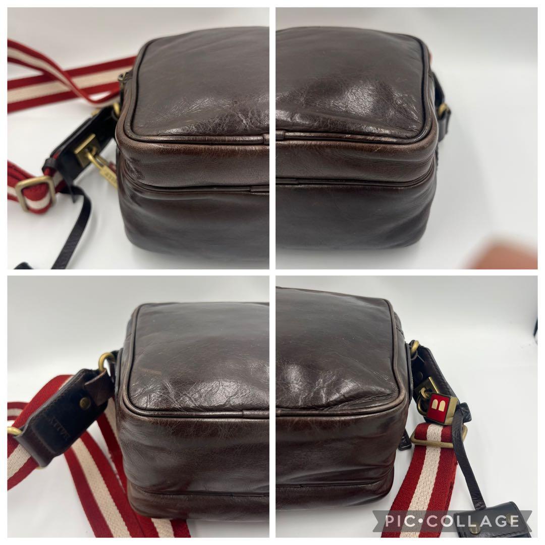 BALLY バリー サコッシュ トレスポ カデナ ショルダーバッグ ブラウン