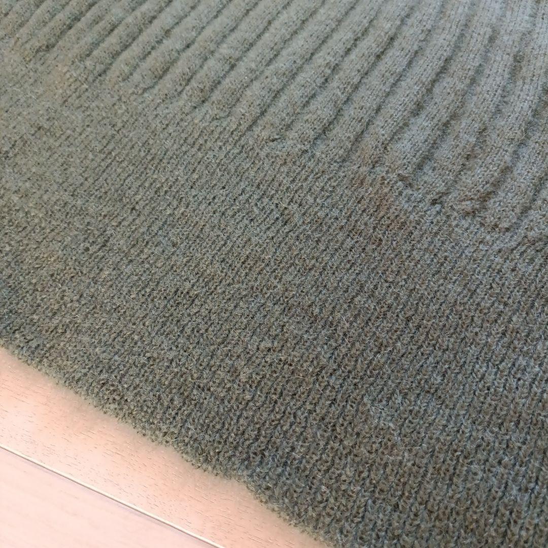 Vaquera Militaryニットドレス オリーブグリーン ワンピース