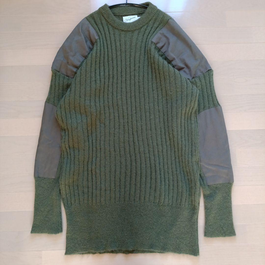 Vaquera Militaryニットドレス オリーブグリーン ワンピース