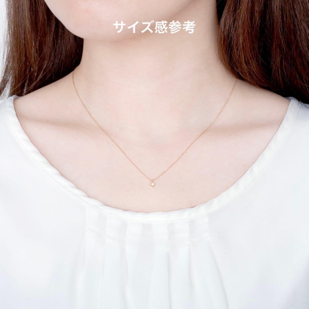 K.uno ケイウノTwinkle 18KイエローゴールドDiaネックレス