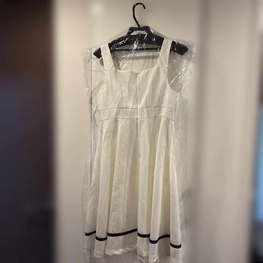 ひまわり 卒業式セレモニードレス　ホワイト ジャケットジャンパースカート