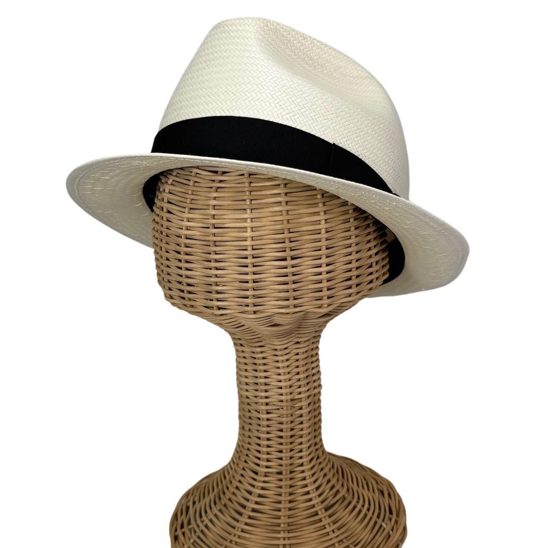 Borsalino　ペーパ素材　ストローハット　約57cm