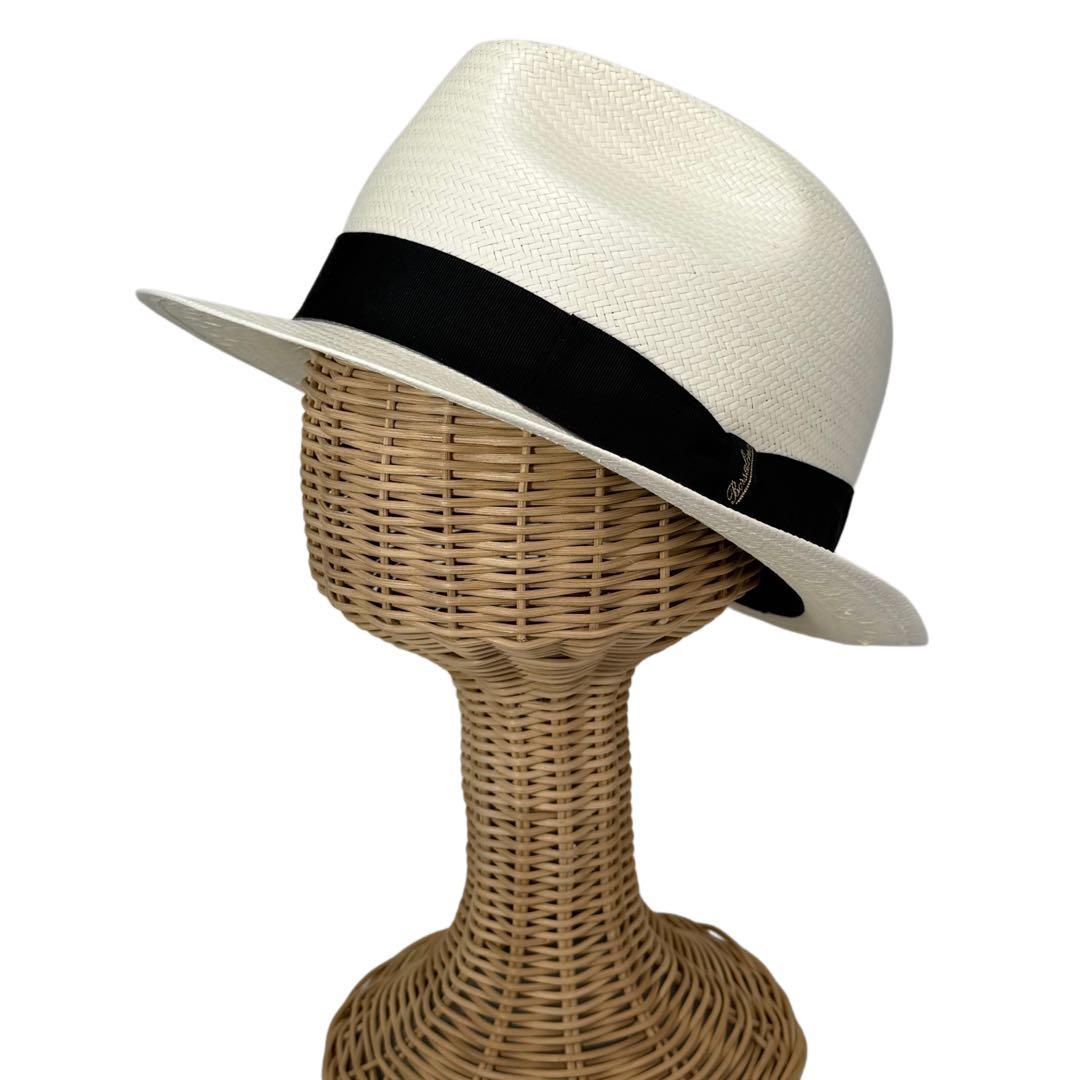 Borsalino　ペーパ素材　ストローハット　約57cm