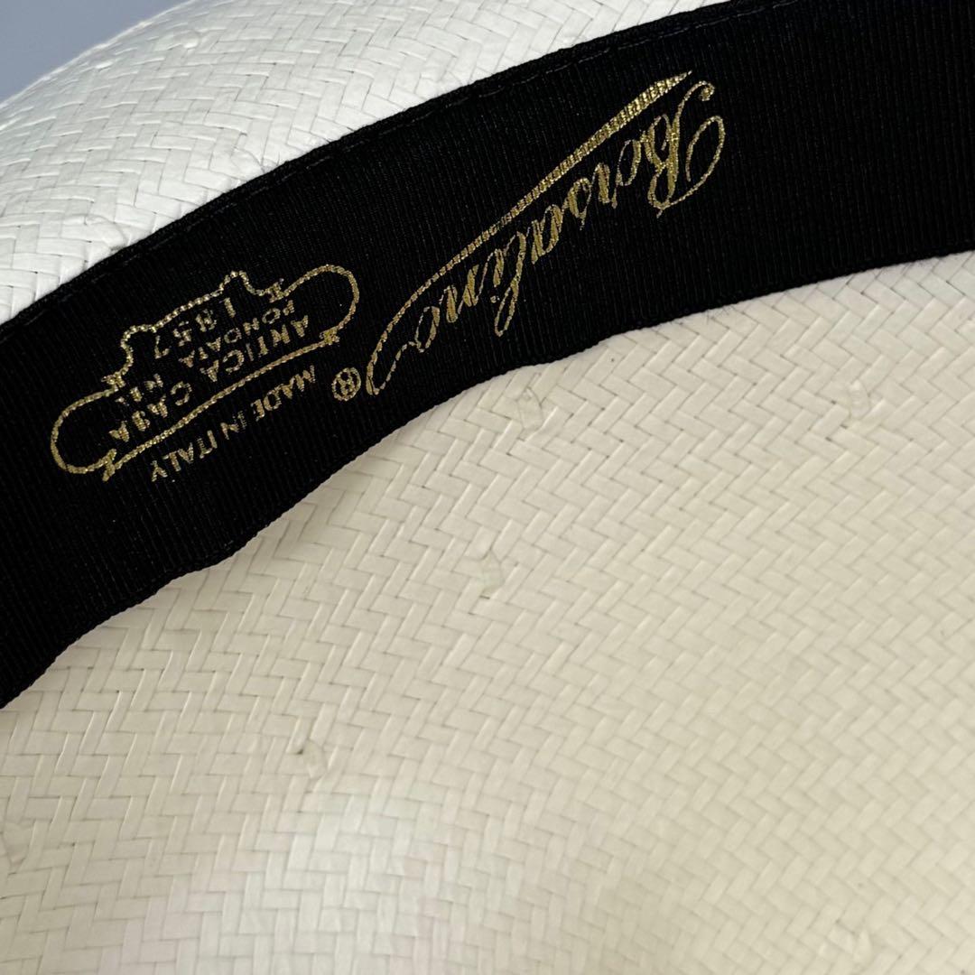 Borsalino　ペーパ素材　ストローハット　約57cm