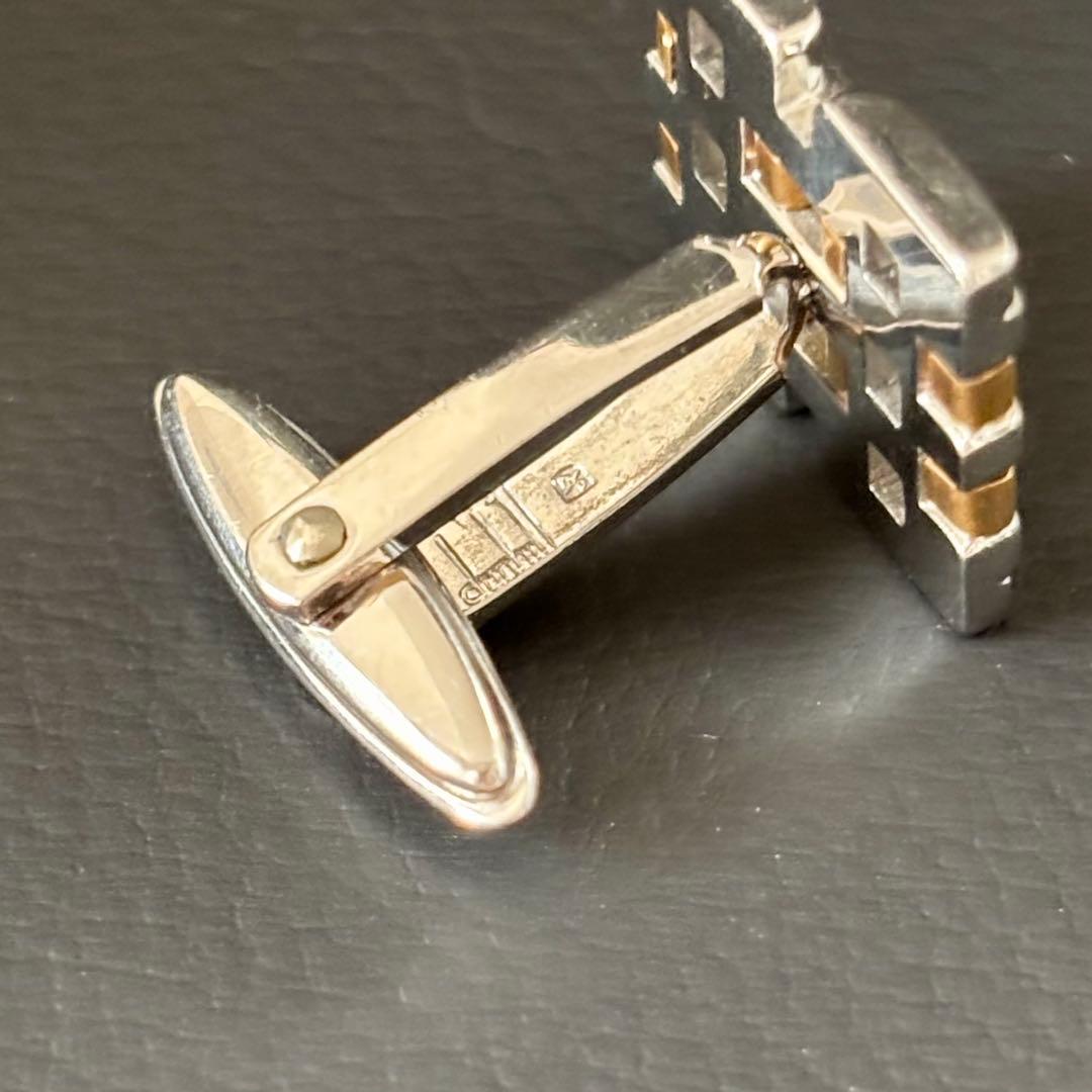 【希少】【美品】【ダンヒル】時計駒 コマデザイン カフス ネクタイピン セット