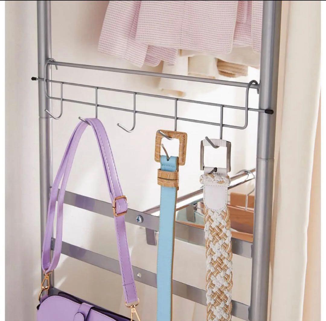 ハンガーラック 3段階可動 スチール製