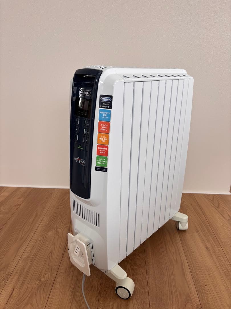 De'Longhi オイルヒーター 1500W キャスター付き