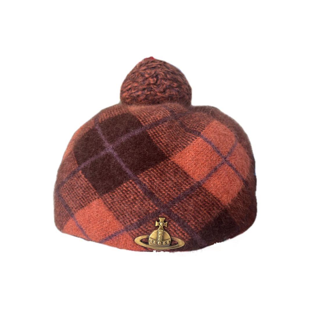 【美品】Vivienne Westwood オーブ ベレー帽 ボンボン