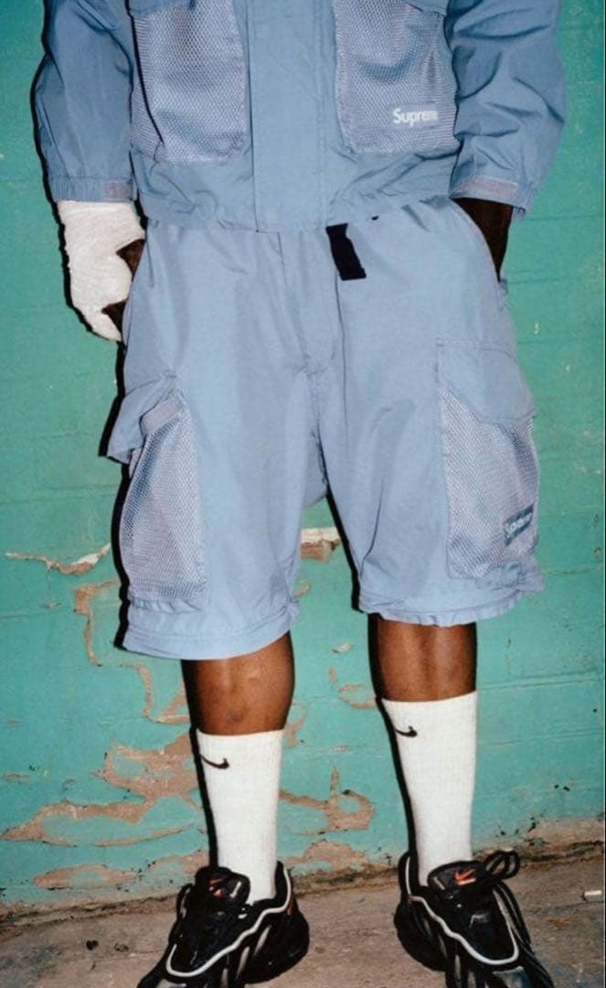 s*7様 supreme Mesh Pocket Belted Cargo Pa