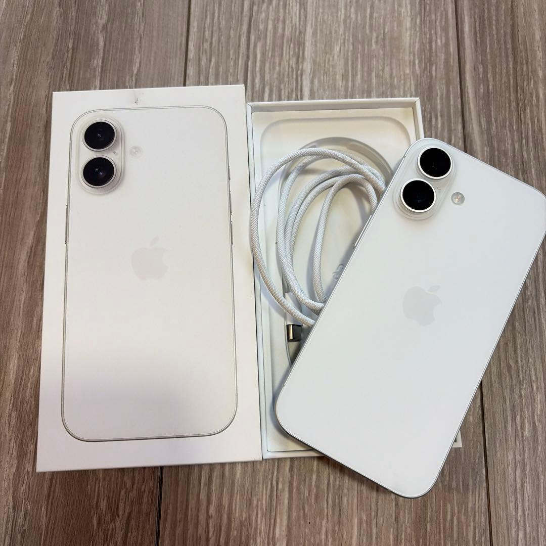 【SIMフリー】iPhone16 128GB ホワイト