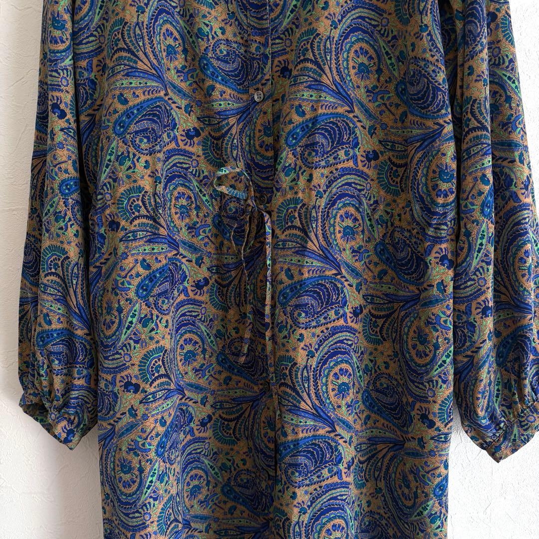 美品✨SOEJU ソージュ ペイズリー柄ワンピース