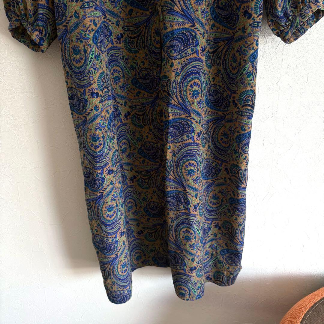 美品✨SOEJU ソージュ ペイズリー柄ワンピース