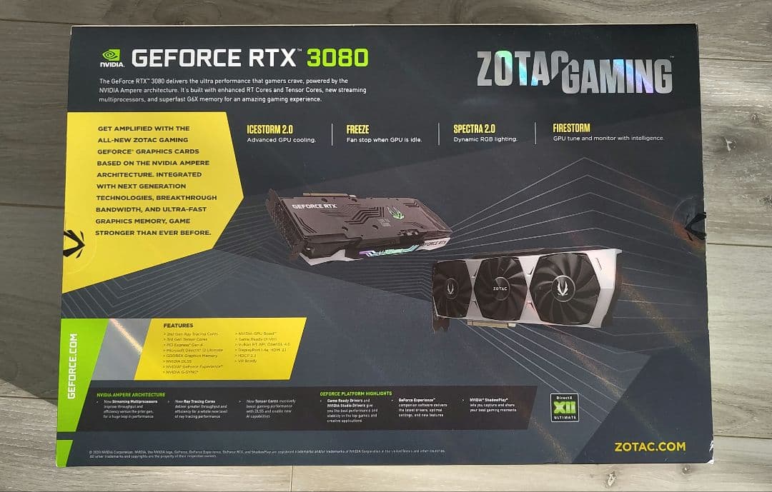 ZOTAC GEFORCE RTX 3080 グラフィックボード