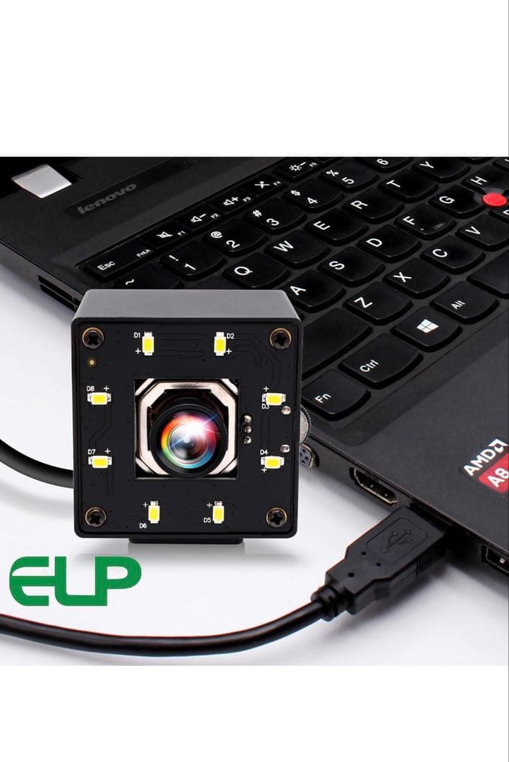 4k USBカメラ ELPオートフォーカス 100度歪みのないレンズ LED