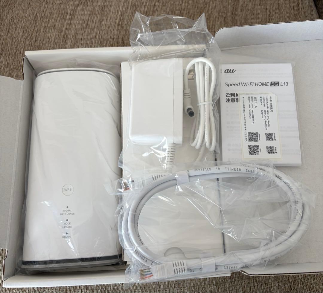 新品未使用品　Speed Wi-Fi  5G L13