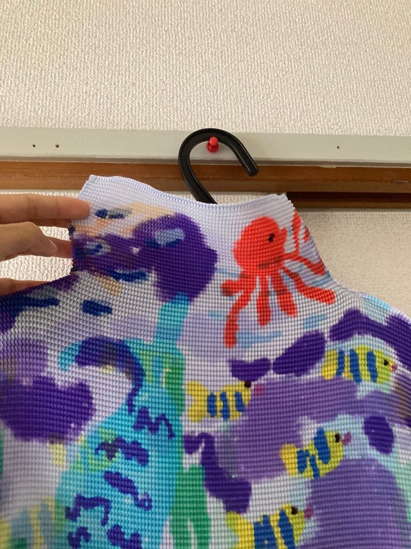 【美品】イッセイミヤケ me マーメイド 長袖カットソー Tシャツ